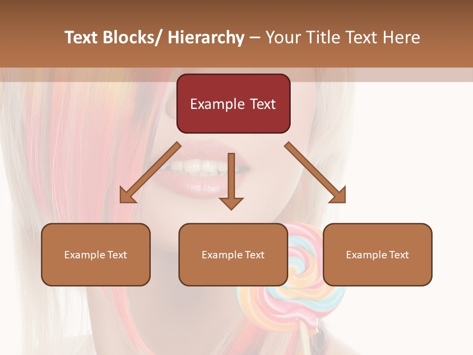 Beautiful Sugar Isolated PowerPoint Template