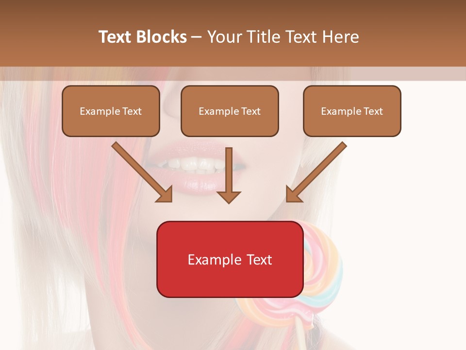 Beautiful Sugar Isolated PowerPoint Template