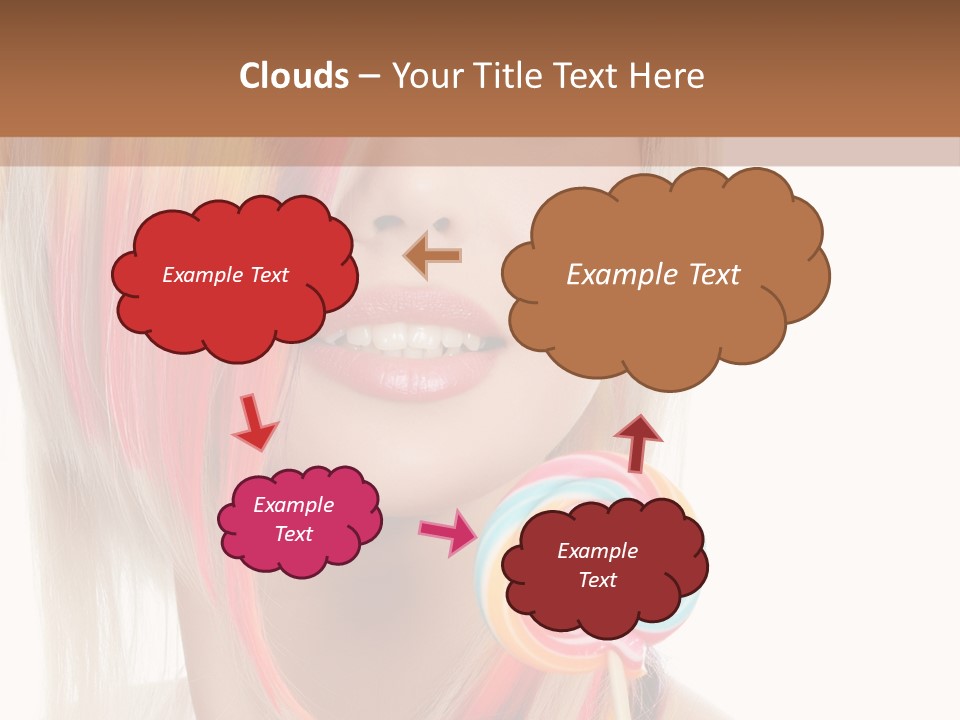 Beautiful Sugar Isolated PowerPoint Template