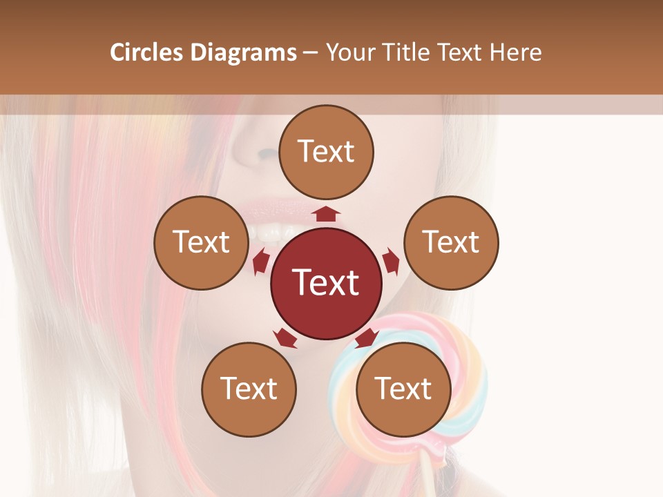 Beautiful Sugar Isolated PowerPoint Template