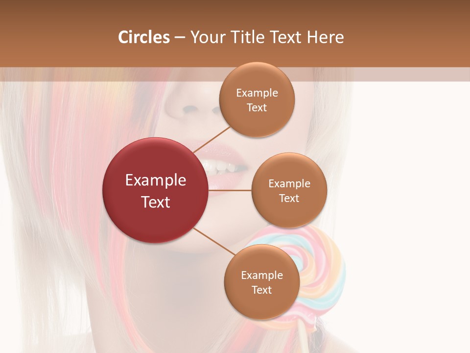 Beautiful Sugar Isolated PowerPoint Template
