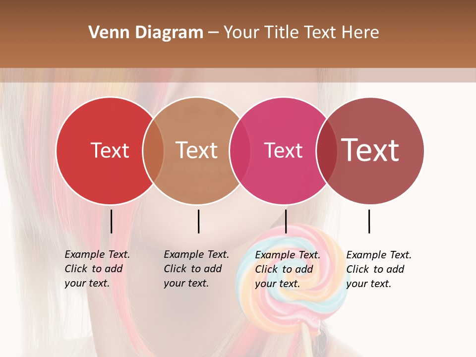 Beautiful Sugar Isolated PowerPoint Template
