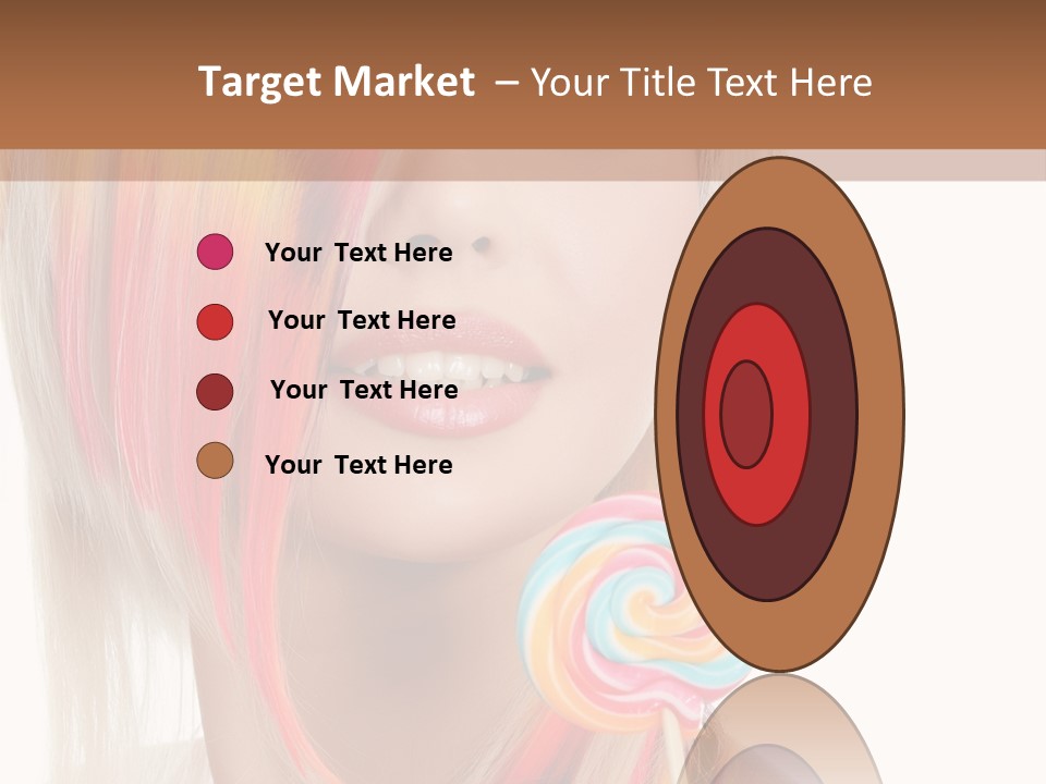 Beautiful Sugar Isolated PowerPoint Template