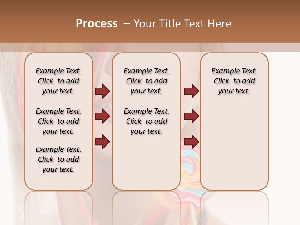 Beautiful Sugar Isolated PowerPoint Template