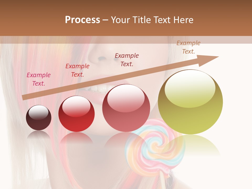 Beautiful Sugar Isolated PowerPoint Template