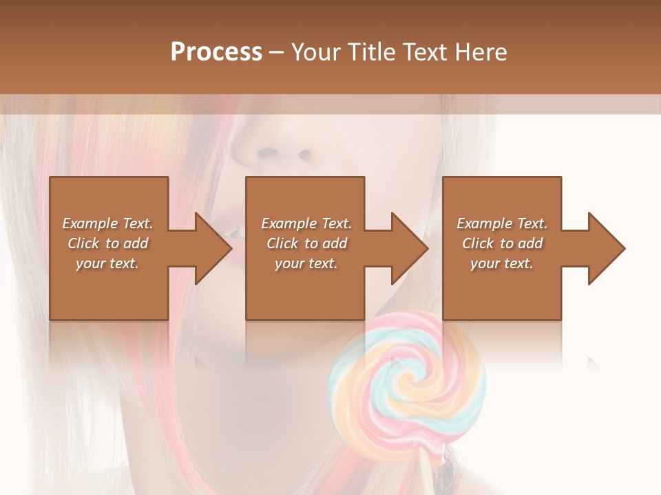 Beautiful Sugar Isolated PowerPoint Template