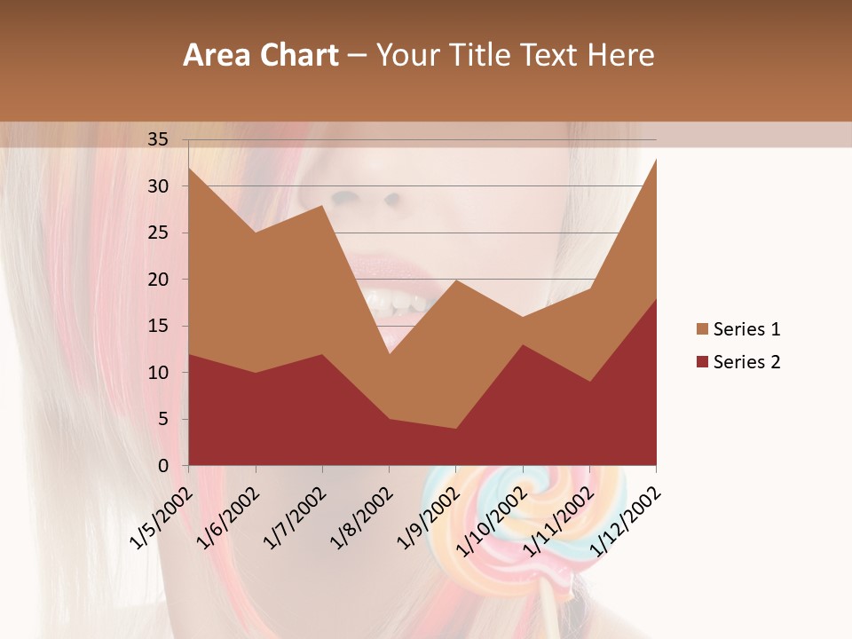 Beautiful Sugar Isolated PowerPoint Template