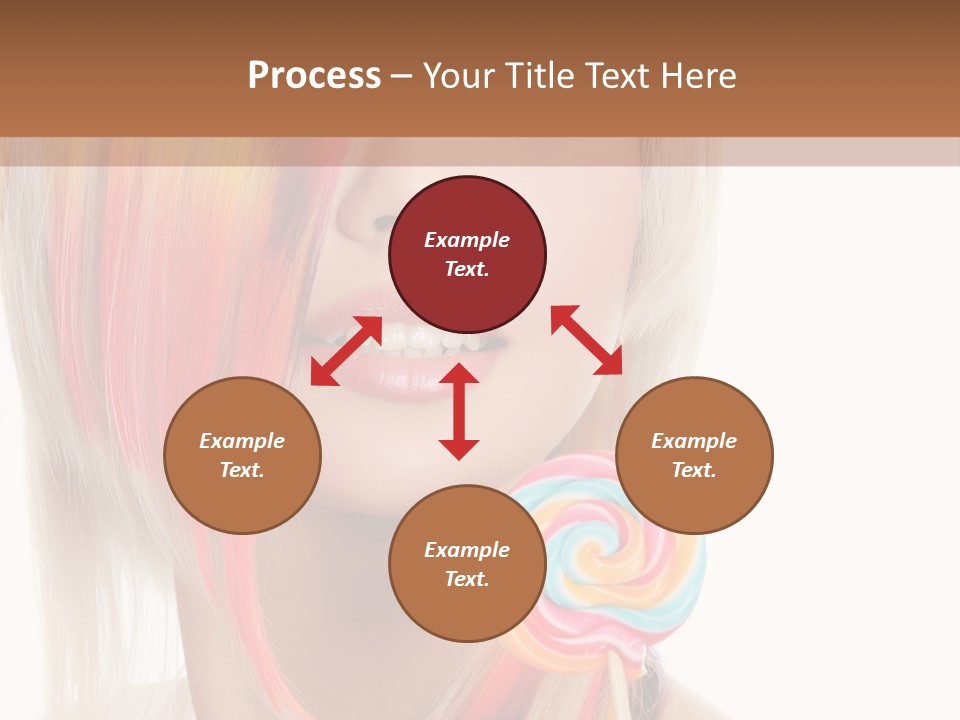Beautiful Sugar Isolated PowerPoint Template