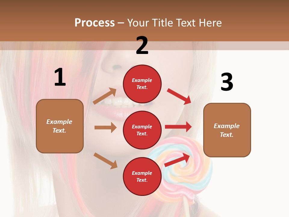 Beautiful Sugar Isolated PowerPoint Template