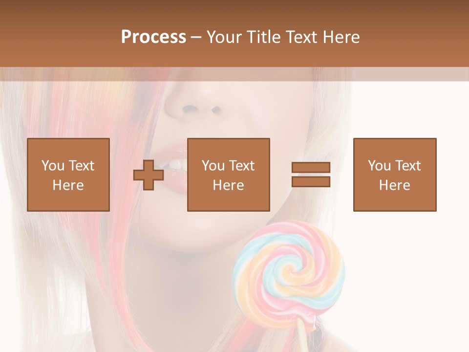 Beautiful Sugar Isolated PowerPoint Template