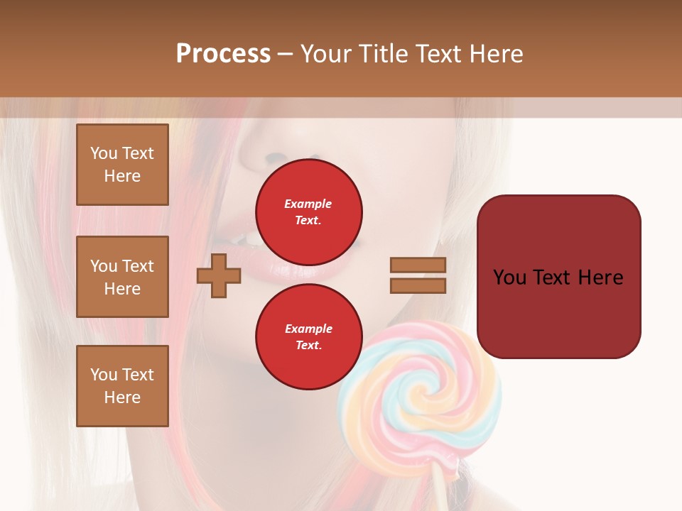 Beautiful Sugar Isolated PowerPoint Template
