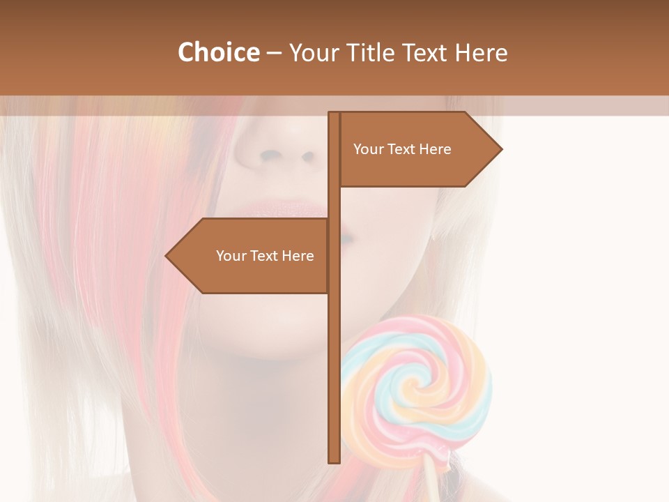 Beautiful Sugar Isolated PowerPoint Template