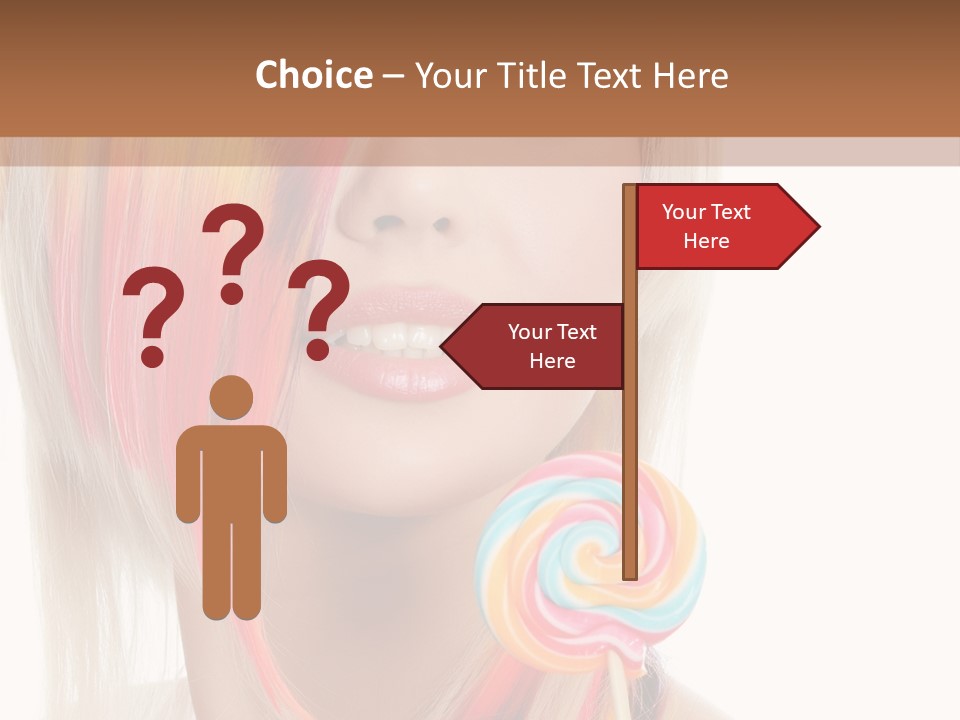 Beautiful Sugar Isolated PowerPoint Template