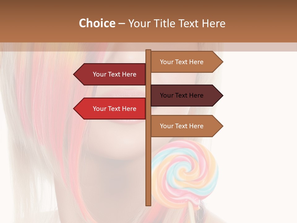 Beautiful Sugar Isolated PowerPoint Template