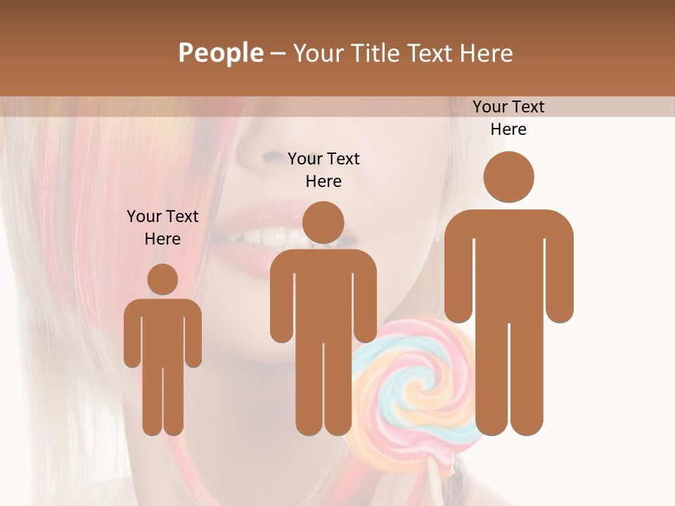 Beautiful Sugar Isolated PowerPoint Template