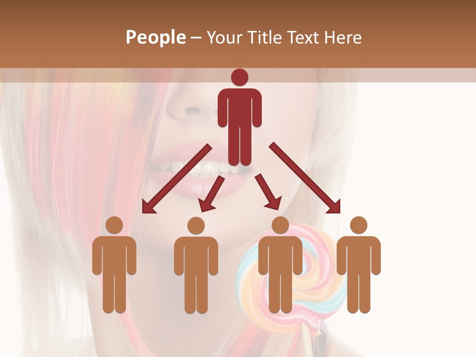 Beautiful Sugar Isolated PowerPoint Template