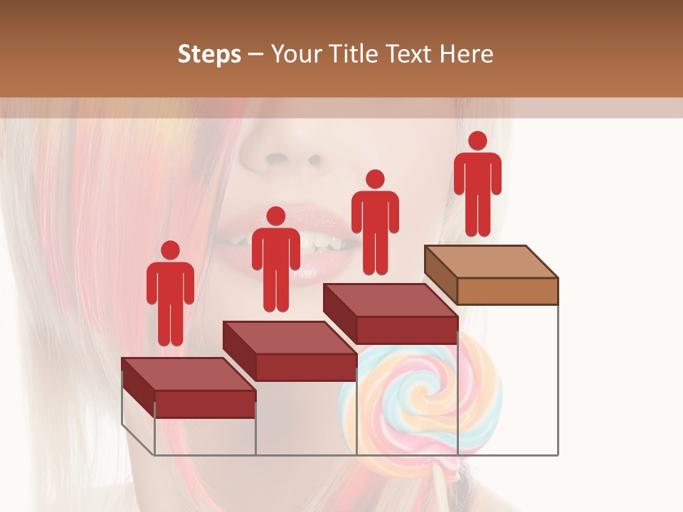 Beautiful Sugar Isolated PowerPoint Template