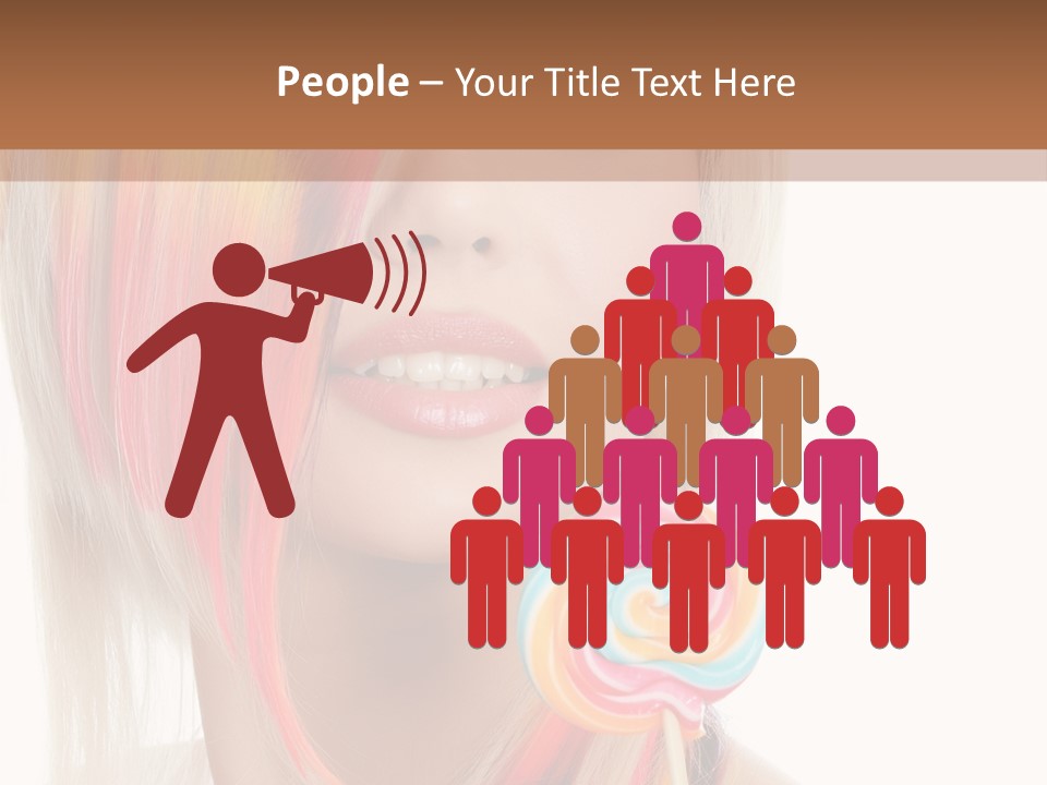 Beautiful Sugar Isolated PowerPoint Template