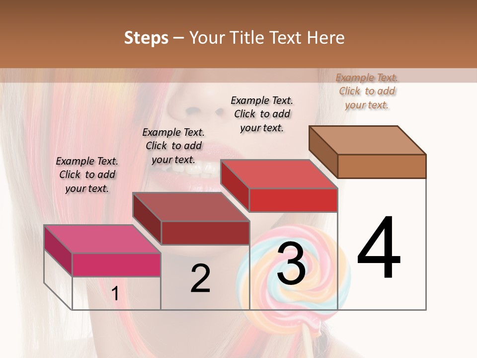 Beautiful Sugar Isolated PowerPoint Template