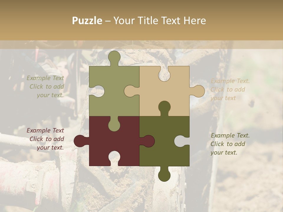 Engine Food Orange PowerPoint Template