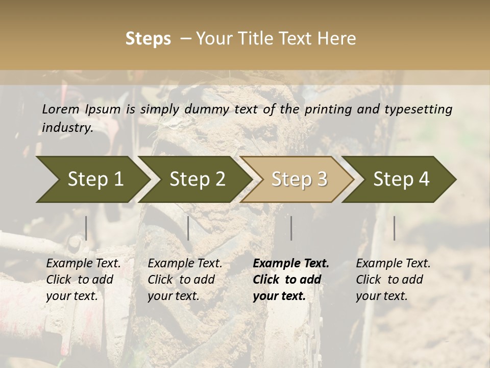 Engine Food Orange PowerPoint Template