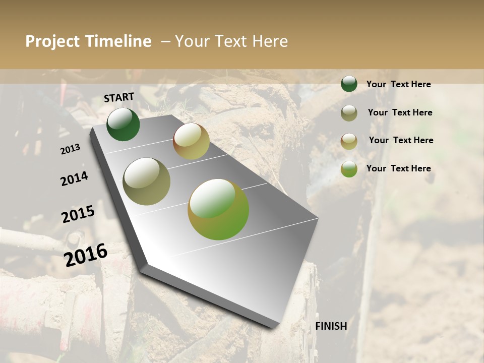 Engine Food Orange PowerPoint Template