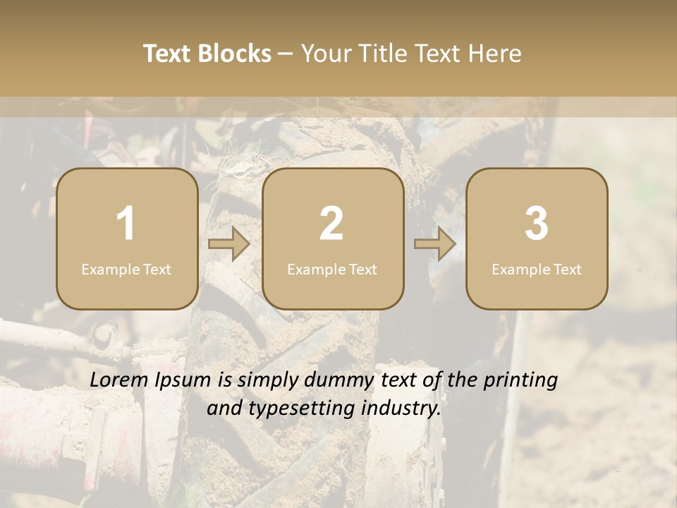 Engine Food Orange PowerPoint Template