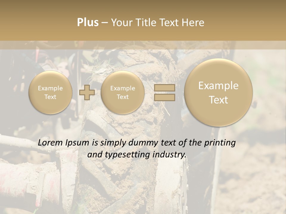 Engine Food Orange PowerPoint Template