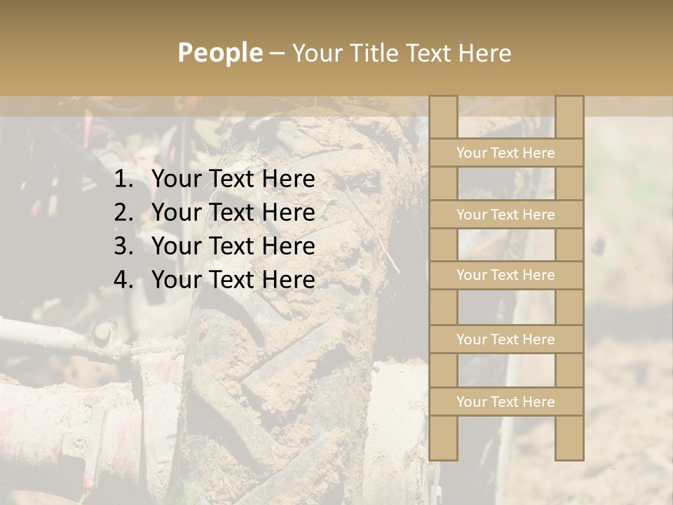Engine Food Orange PowerPoint Template