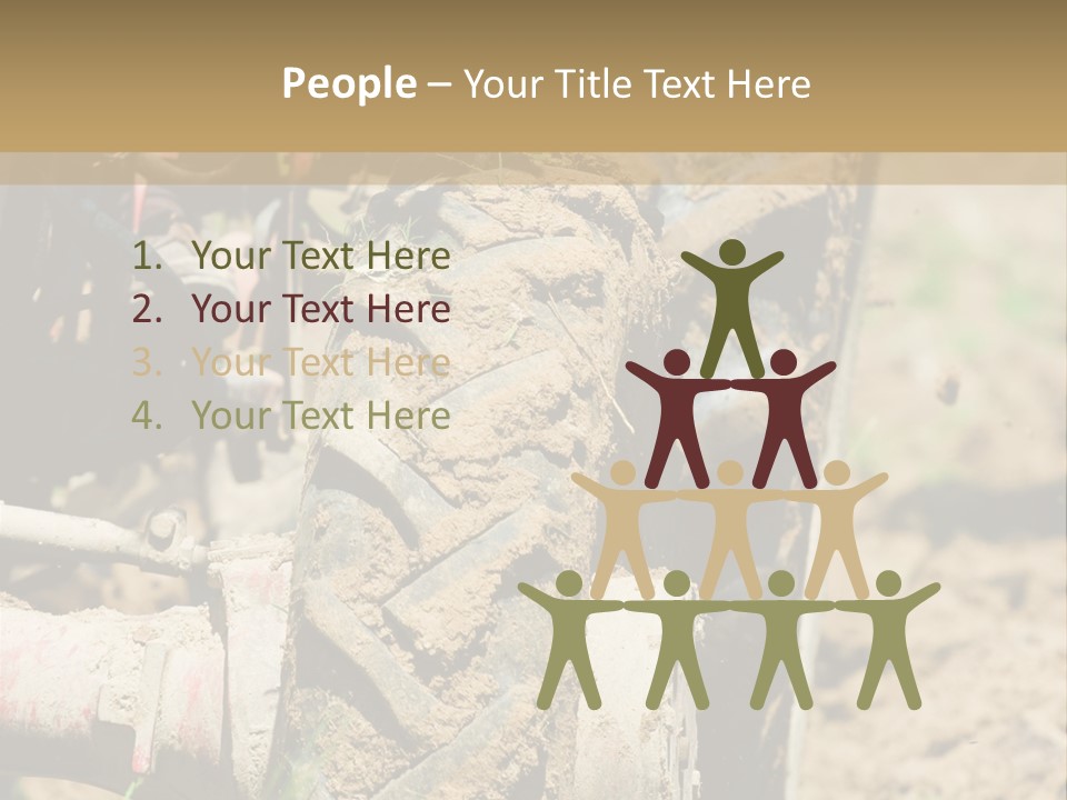 Engine Food Orange PowerPoint Template