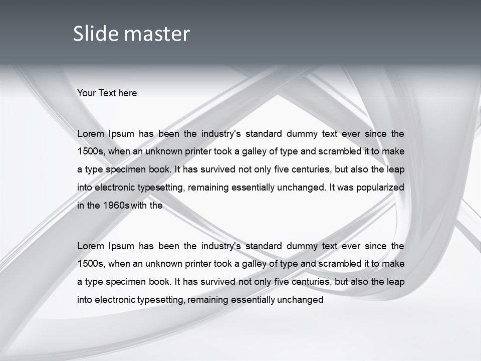 Futuristic Texture Perspective PowerPoint Template