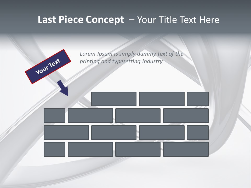 Futuristic Texture Perspective PowerPoint Template