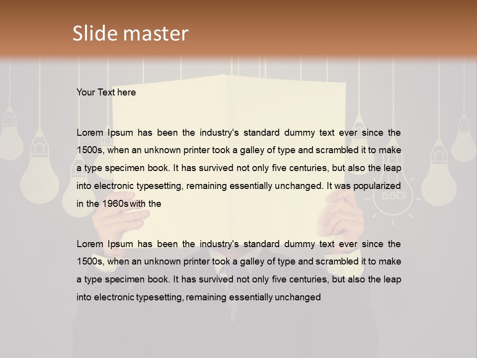 Shine Design Blue PowerPoint Template