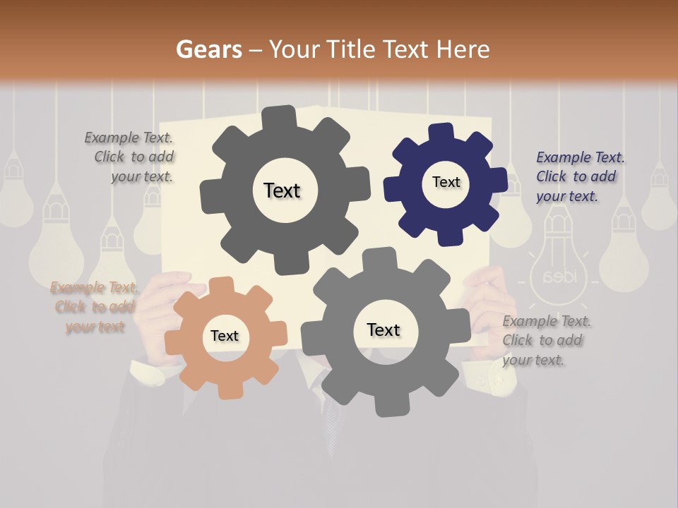 Shine Design Blue PowerPoint Template