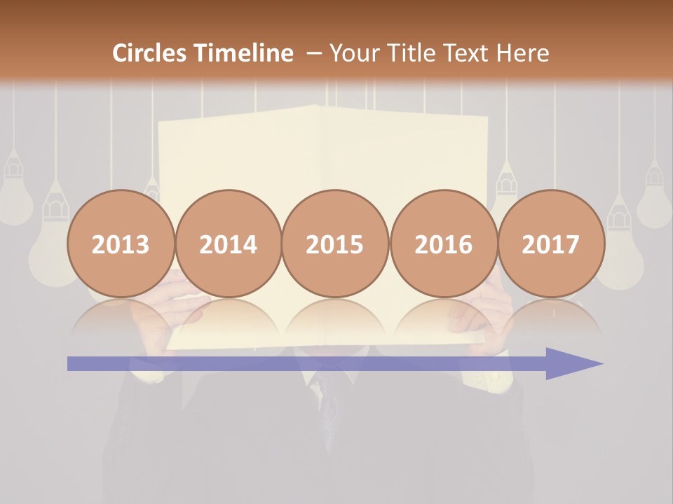 Shine Design Blue PowerPoint Template