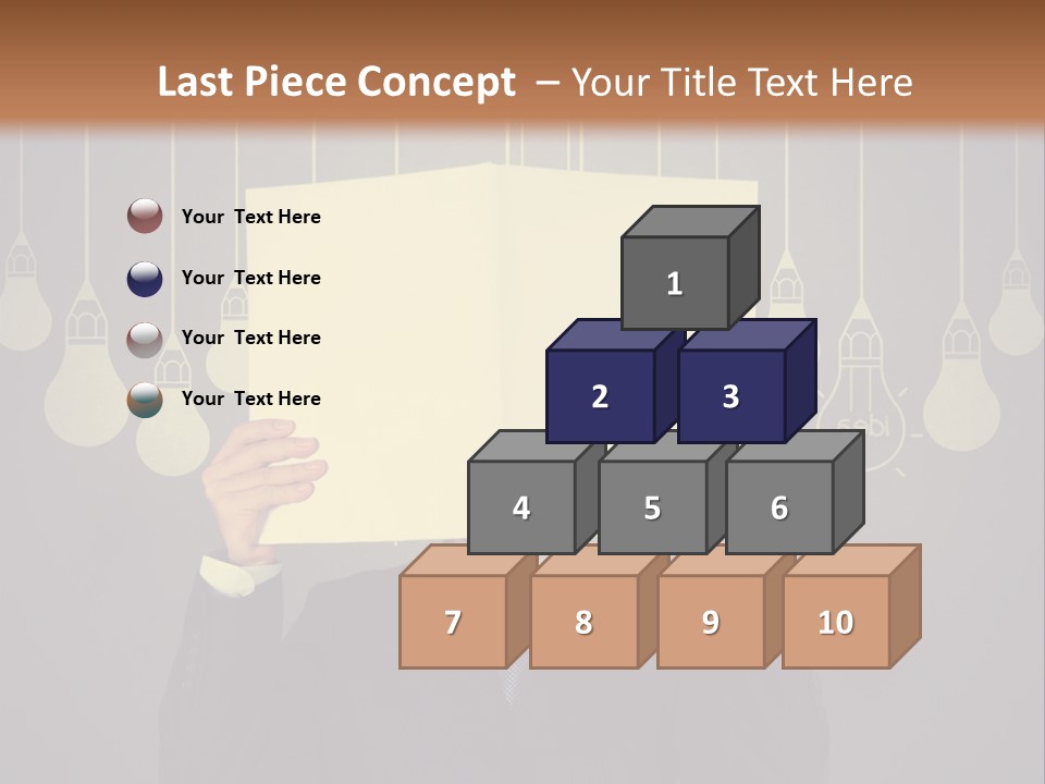 Shine Design Blue PowerPoint Template