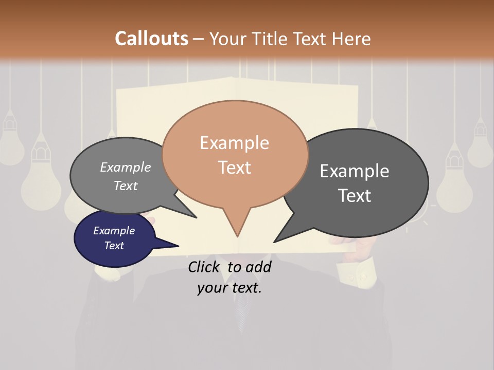 Shine Design Blue PowerPoint Template