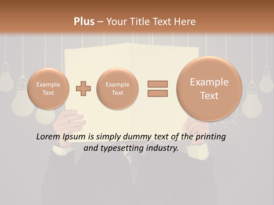 Shine Design Blue PowerPoint Template