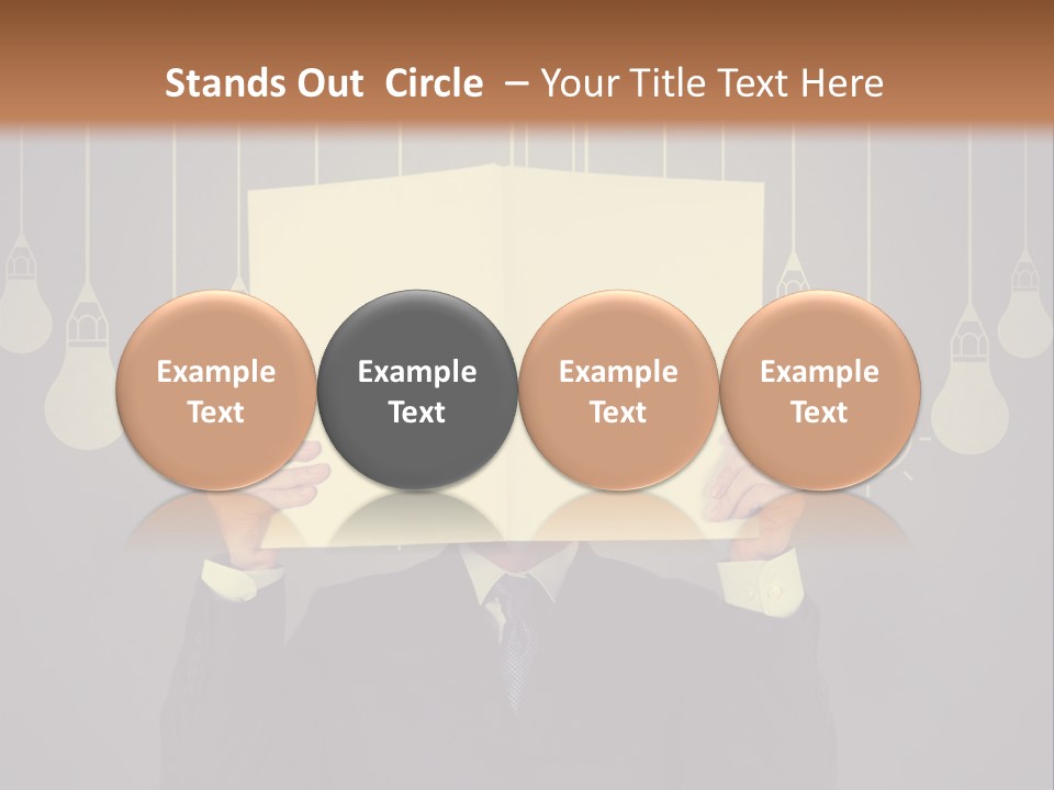 Shine Design Blue PowerPoint Template