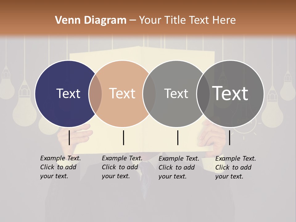 Shine Design Blue PowerPoint Template