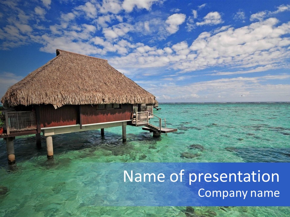 Island Water Oceania PowerPoint Template