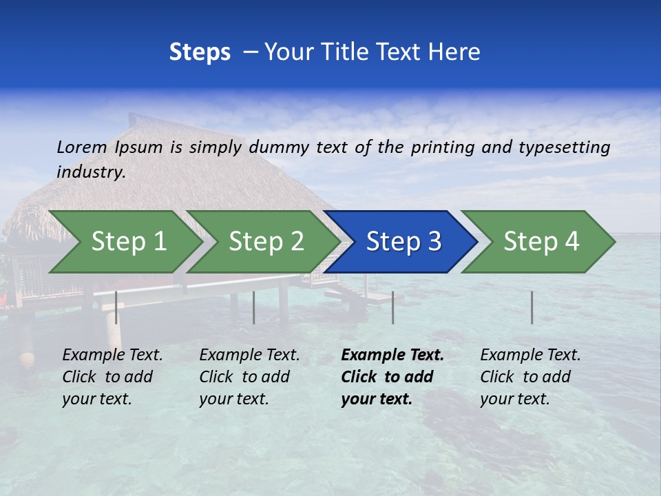Island Water Oceania PowerPoint Template