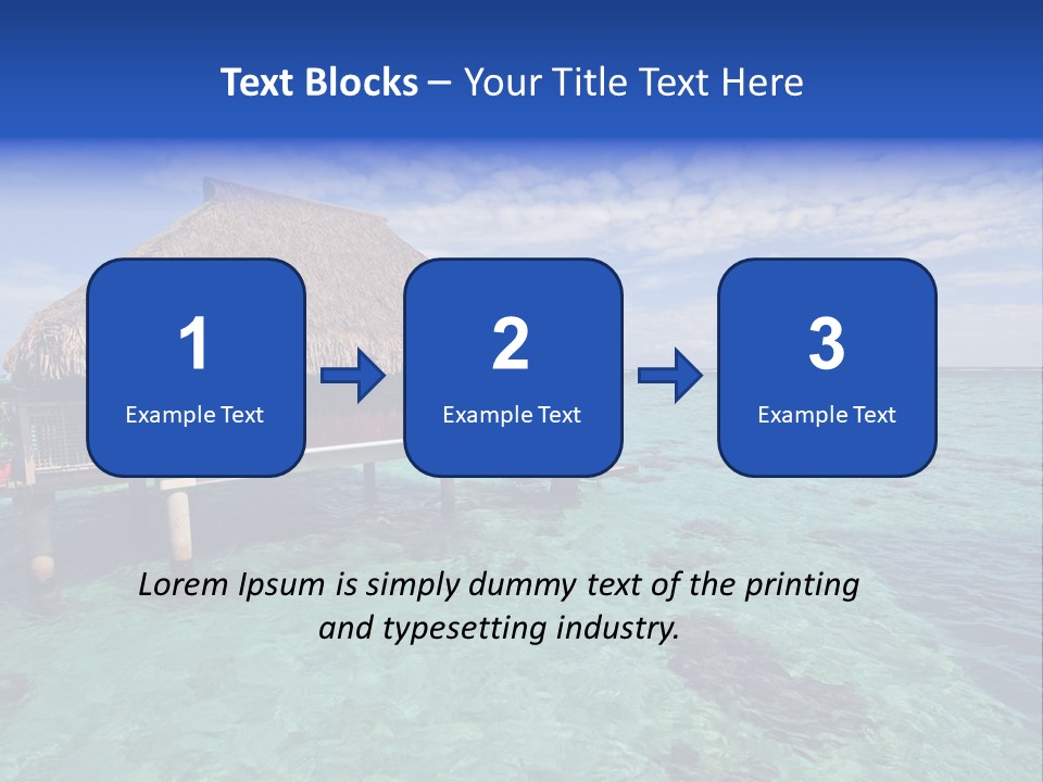 Island Water Oceania PowerPoint Template