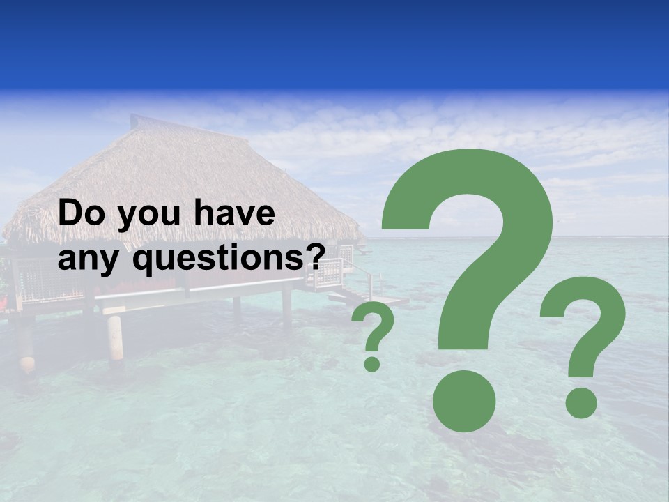 Island Water Oceania PowerPoint Template