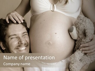 Marriage Child Happiness PowerPoint Template