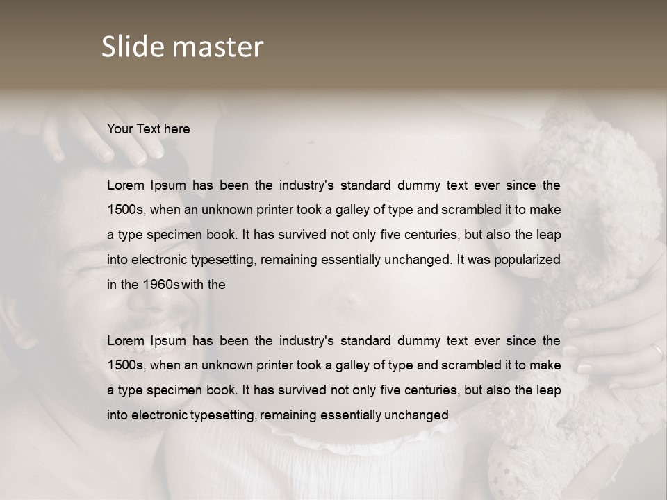 Marriage Child Happiness PowerPoint Template