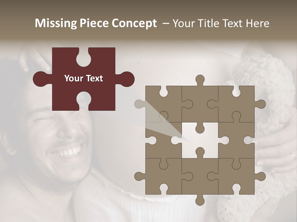 Marriage Child Happiness PowerPoint Template