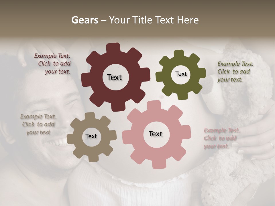 Marriage Child Happiness PowerPoint Template