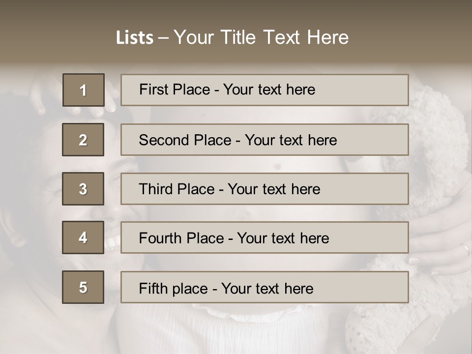Marriage Child Happiness PowerPoint Template