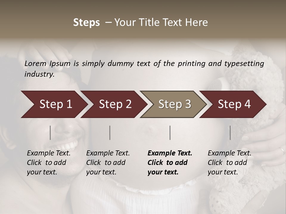 Marriage Child Happiness PowerPoint Template